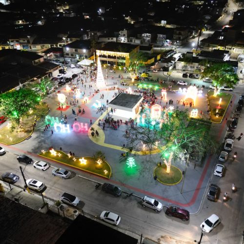 Decoração Natalina de São Luís do Quitunde é Destaque na Região Norte e Encanta Famílias