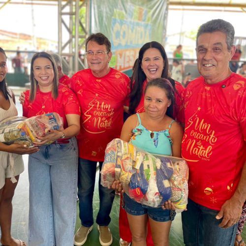 Em Branquinha, programa comida na mesa beneficia mais de 1.500 famílias com cestas básicas