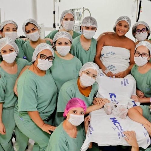 Atuação integrada de equipes garante sucesso em 1ª parto de trigêmeos no Hospital da Cidade