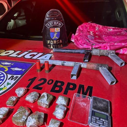 Operação da PM prende “Sagaz” tentando transportar drogas e armas