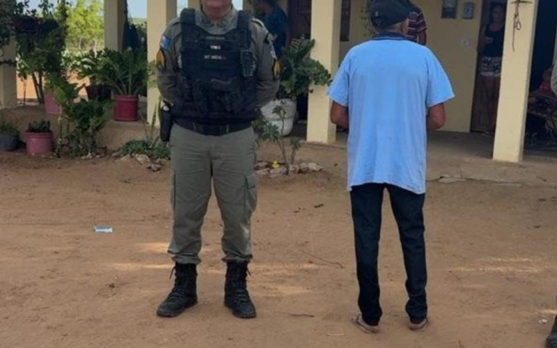 Homem de 75 anos é preso por estupro de vulnerável em Olho d’Água do Casado