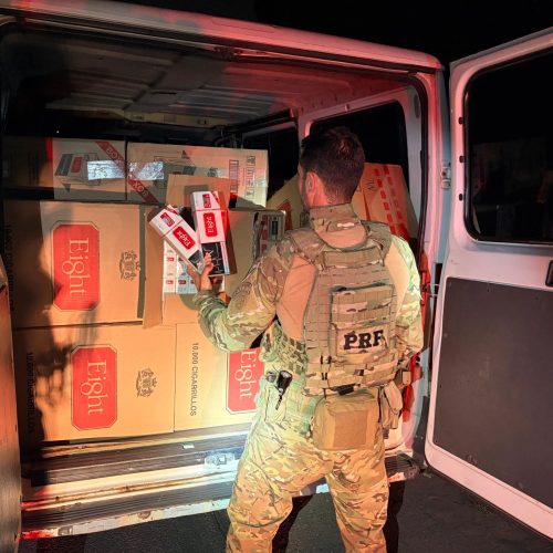 Meio milhão em cigarros ilegais são apreendidos em Rio Largo