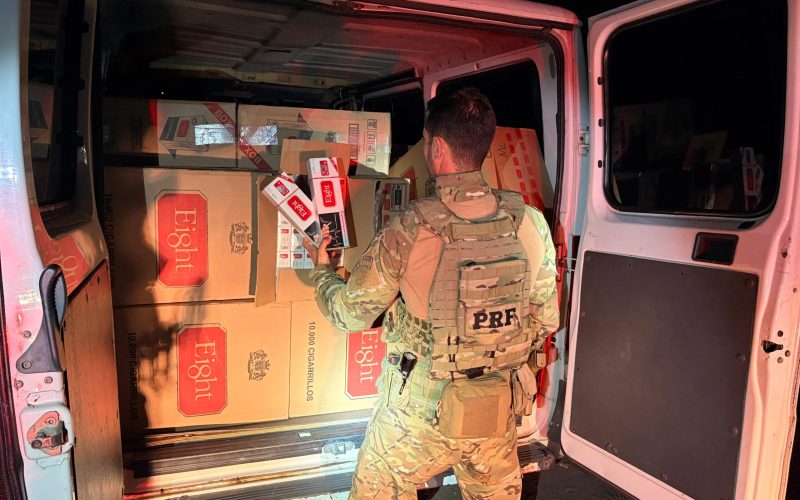 Meio milhão em cigarros ilegais são apreendidos em Rio Largo