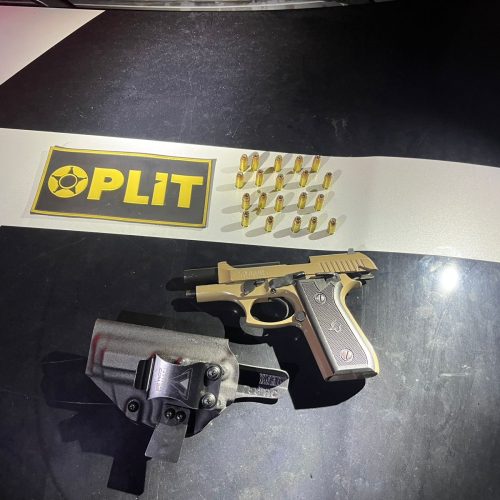 OPLIT prende homem por porte ilegal de arma e ameaça em bar na capital