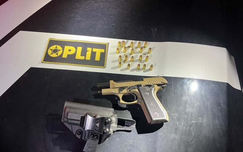 OPLIT prende homem por porte ilegal de arma e ameaça em bar na capital
