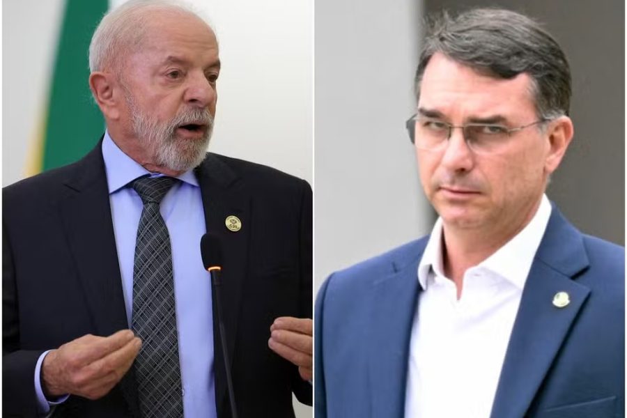 Pesquisa revela que Lula tem 46% e Flávio Bolsonaro 43% em cenário de 2º turno em 2026