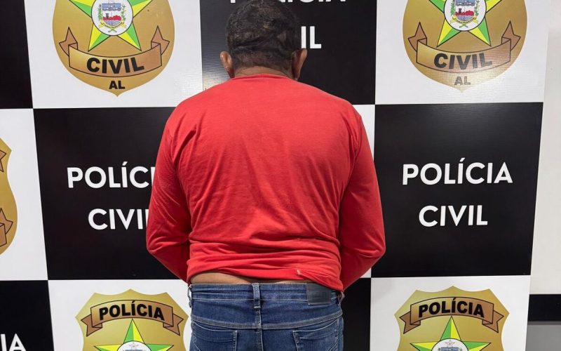Polícia Civil prende homem suspeito de abusar de duas meninas em Piranhas