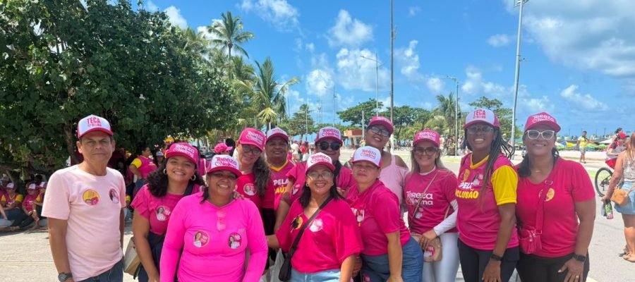 Tereza Nelma reúne apoiadores em Maceió no início da campanha eleitoral