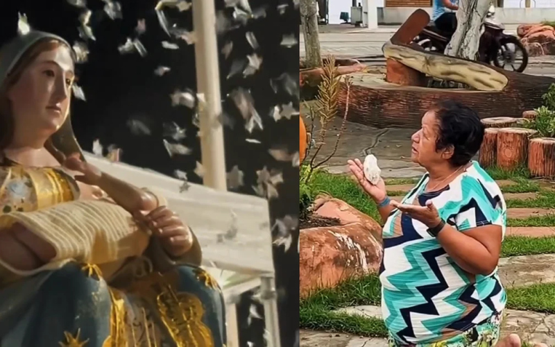 Imagem de Nossa Senhora da Graça retorna ao Pilar após mais de 30 anos desaparecida