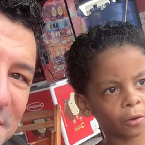 “Meu sonho é ser policial”: Vídeo emocionante de criança com policial viraliza e encanta internautas