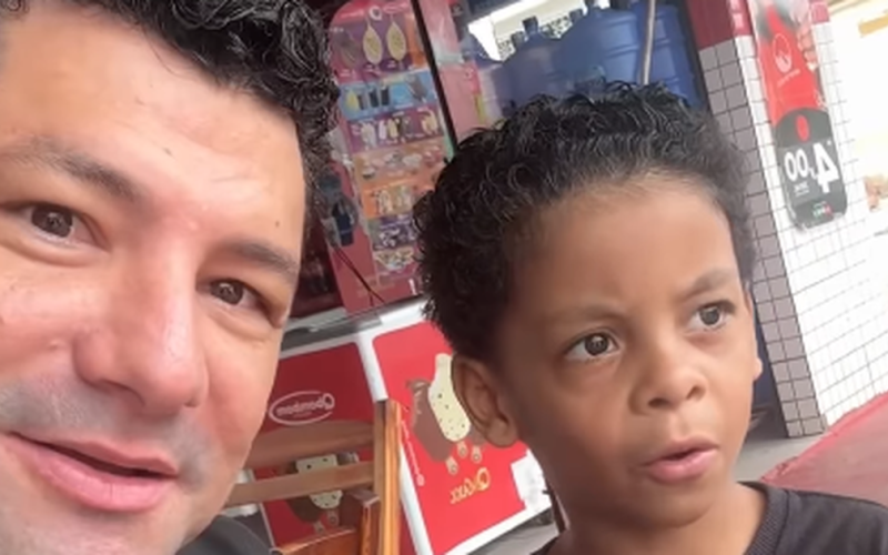 “Meu sonho é ser policial”: Vídeo emocionante de criança com policial viraliza e encanta internautas