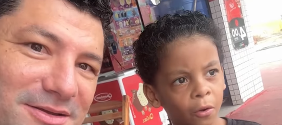 “Meu sonho é ser policial”: Vídeo emocionante de criança com policial viraliza e encanta internautas