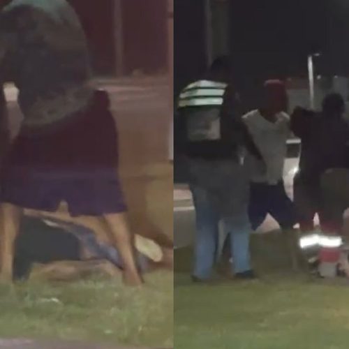 Suspeito de roubo a mototaxista é espancado por populares no Pontal da Barra