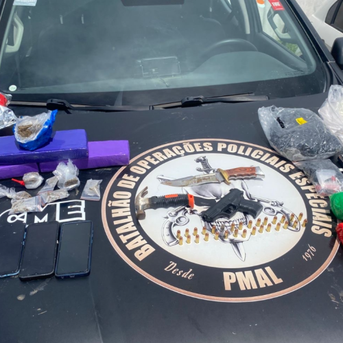 Homem é preso com plantação de maconha dentro de casa em Maceió