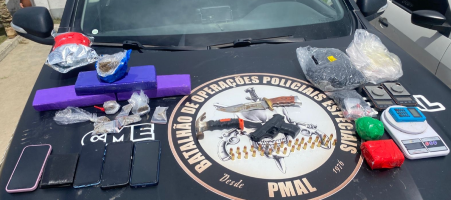 Homem é preso com plantação de maconha dentro de casa em Maceió