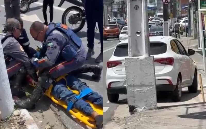 Após um mês, jovem atropelado no Poço recebe alta da UTI, segue na enfermaria e deve passar por cirurgia no tornozelo;