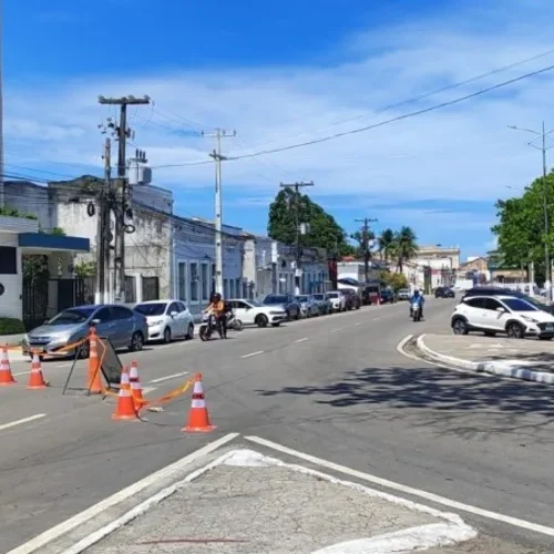 Trecho da Avenida da Paz é bloqueado para obra a partir desta terça (17)