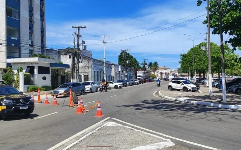 Trecho da Avenida da Paz é bloqueado para obra a partir desta terça (17)