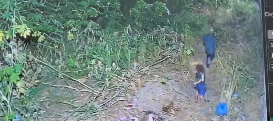 Vídeo mostra momento em que tio-avô leva menino de seis anos para área de mata em Maceió