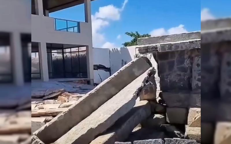 Maré alta destrói casa na Barra Nova, em Marechal Deodoro; veja vídeo