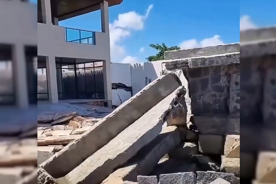 Maré alta destrói casa na Barra Nova, em Marechal Deodoro; veja vídeo