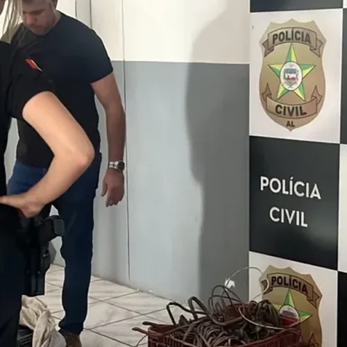 Dona de ferro-velho em Maceió é presa com 105 quilos de fios de cobre sem comprovação de origem