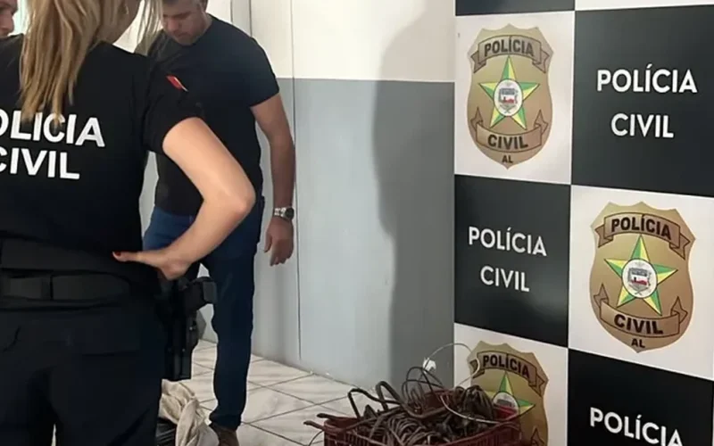 Dona de ferro-velho em Maceió é presa com 105 quilos de fios de cobre sem comprovação de origem