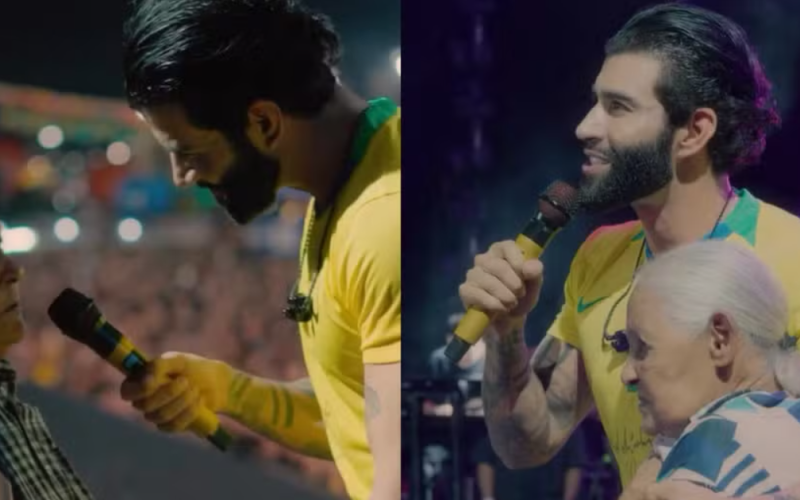 Gusttavo Lima relembra a mãe em encontro emocionante com fã de 73 anos: “Valorize cada momento com os pais de vocês”
