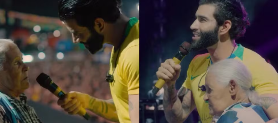 Gusttavo Lima relembra a mãe em encontro emocionante com fã de 73 anos: “Valorize cada momento com os pais de vocês”