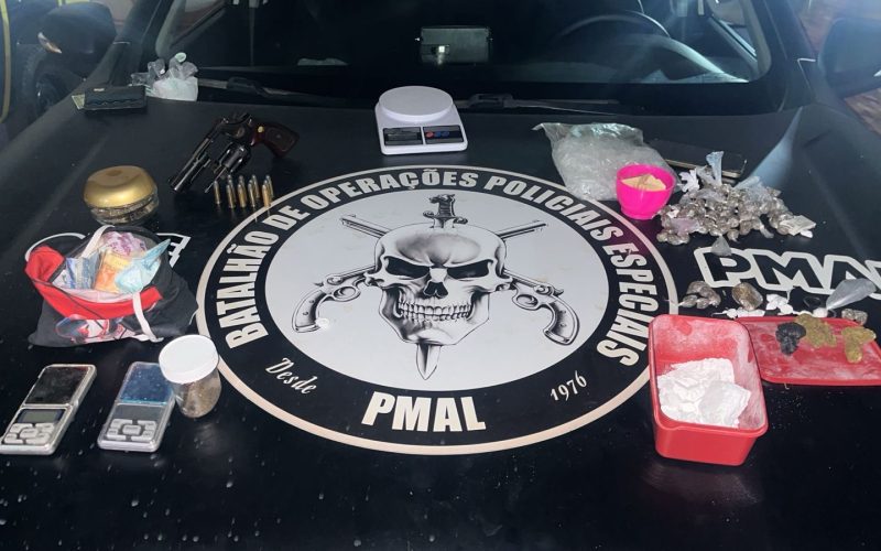 Raio e Bope apreendem 1 kg de maconha, 39 caixas de Rohypnol e duas armas em ações policiais