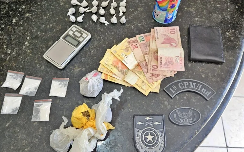 Denúncia anônima leva PM a prender traficante em área central de Boca da Mata