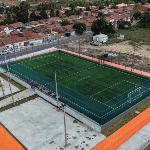 Com obras quase 100% finalizadas, Primeiro Centro Esportivo Comunitário de Delmiro Gouveia será inaugurado nos próximos dias