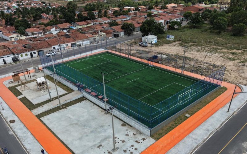 Com obras quase 100% finalizadas, Primeiro Centro Esportivo Comunitário de Delmiro Gouveia será inaugurado nos próximos dias