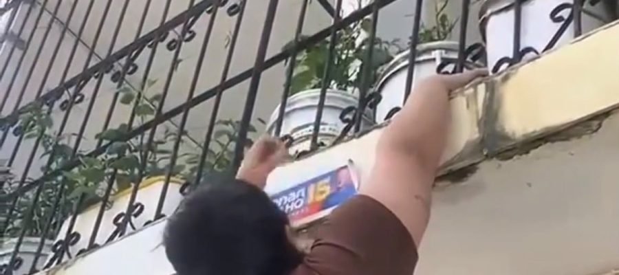 Mulher se revolta e retira adesivo de Renan Filho colado em sua casa sem permissão
