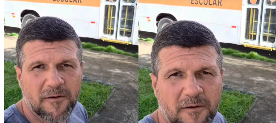 Morador denuncia ônibus escolar parado há mais de dois meses e cobra explicações da Prefeitura de Messias