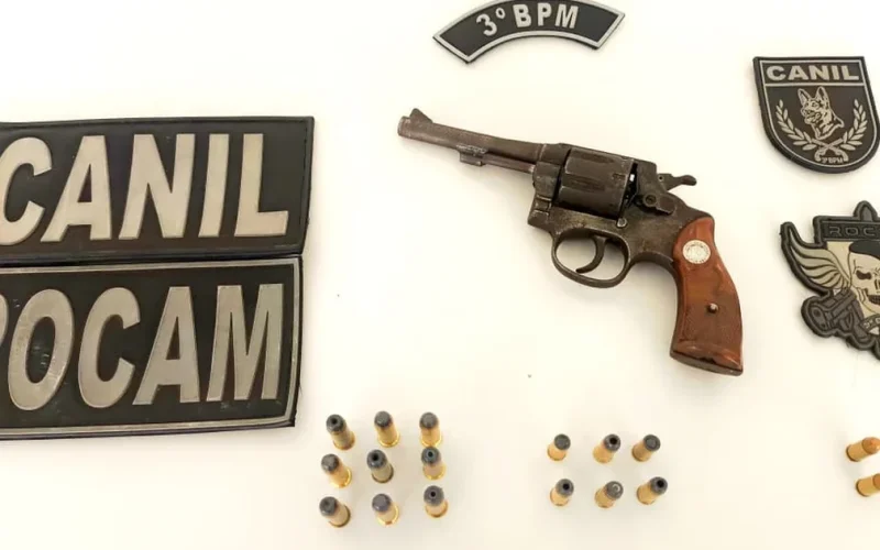 Adolescente é apreendida com arma e munições em Arapiraca