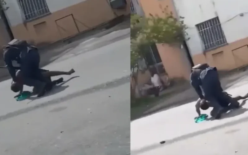 Vídeo mostra suspeito preso após lutar com PM e disparar fuzil durante abordagem