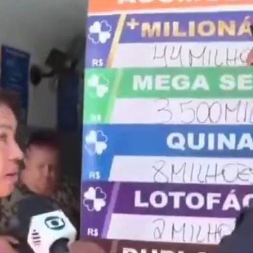 Mulher choca durante entrevista ao vivo ao falar sobre prêmio da loteria: “Fazia uma guerra mundial”