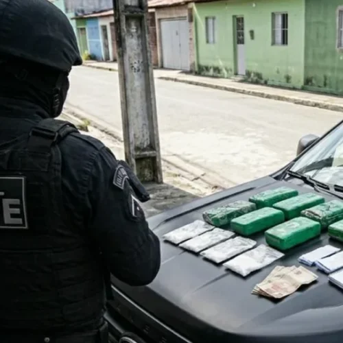Bope aprende drogas em ponto de tráfico na Grota da Moenda