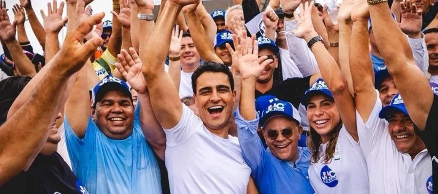 JHC cresce 13 pontos nas pesquisas no primeiro semestre e chega a 52% das intenções de voto para o Governo de Alagoas