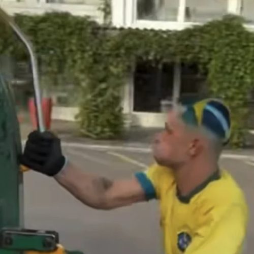 Internautas pedem “gari” na Seleção após vídeo viral de influenciador