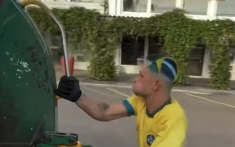 Internautas pedem “gari” na Seleção após vídeo viral de influenciador