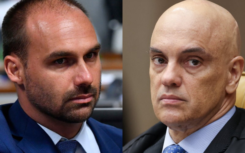 Alexandre de Moraes acusa Eduardo Bolsonaro de “envenenar” relação Brasil-EUA