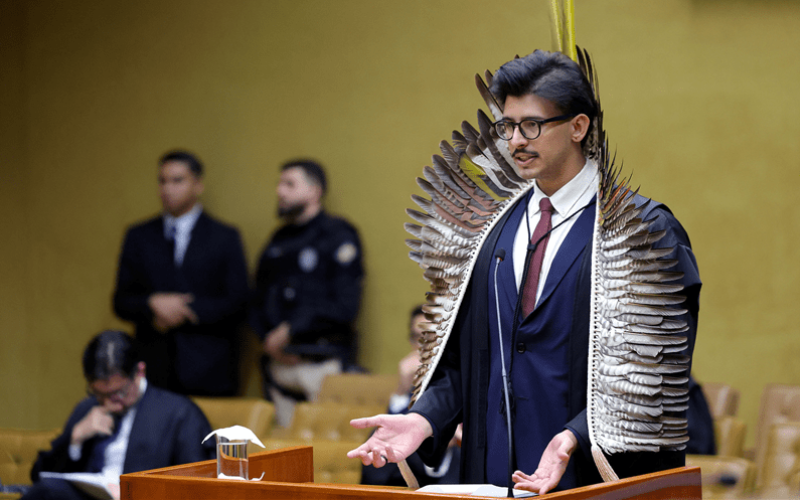 Advogado indígena faz sustenção oral no STF em defesa dos povos originários