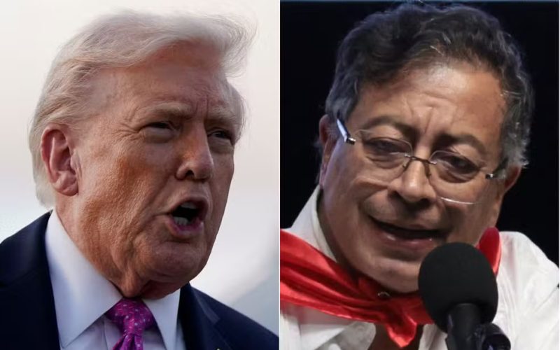 Colômbia aciona embaixador nos EUA após Trump chamar Petro de traficante de drogas