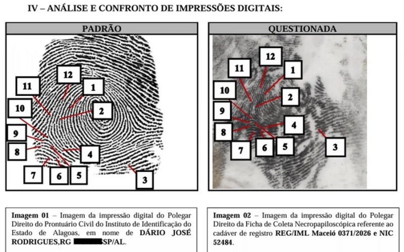 IML identifica motorista de aplicativo encontrado na zona rural de Rio Largo
