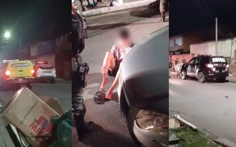 Adolescentes em moto roubada são perseguidos pela polícia e sofrem acidente no bairro do Benedito Bentes