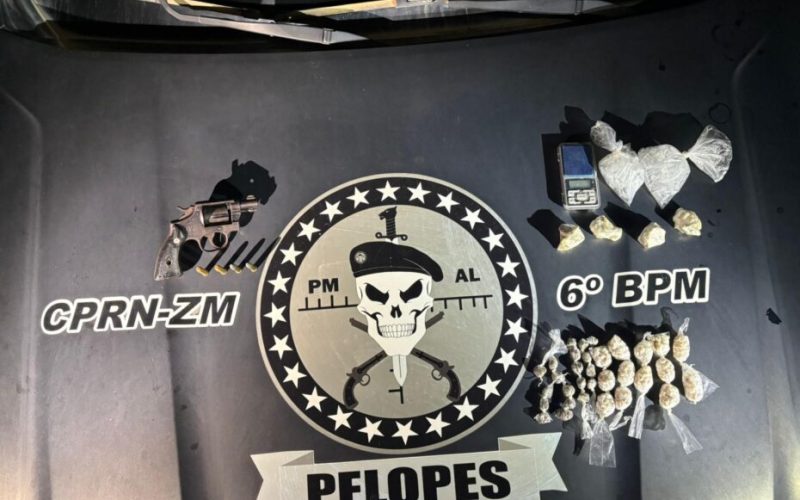 Suspeito de comandar distribuição de drogas é preso após ameaçar mulher com deficiência