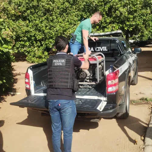 Polícia recupera gerador avaliado em R$ 20 mil vendido por R$ 2,5 mil no interior de AL