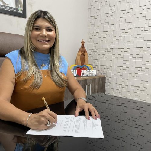 Prefeita Jeane Moura destaca avanços com novas obras em Senador Rui Palmeira